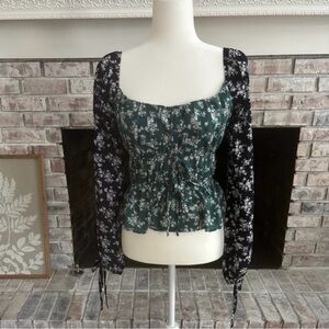 Boohoo Floral Blouse